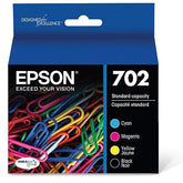 Epson 702 (4 PACK) DuraBrite Ultra ink Cartridge (T702120-BCS)